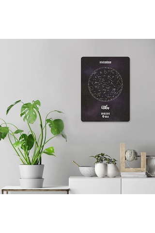 Decorita Cam Tablo | Doğum Günü Hediyesi Yıldız Haritası