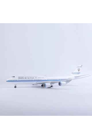 State Of Kuwait B747 Yolcu Uçağı Model Uçak 1/160 47cm