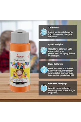 Turuncu Parmak Boyası 60ml Diğer