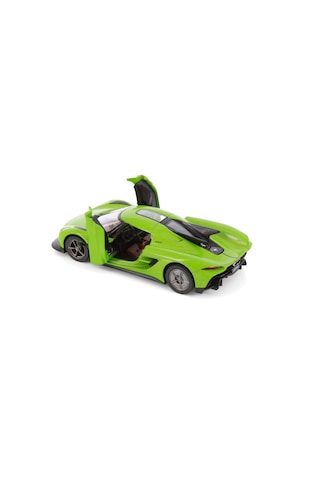 Kinsmart Metal Yeşil Araba Koenigsegg Jesko Absolut 1/36 Ölçek