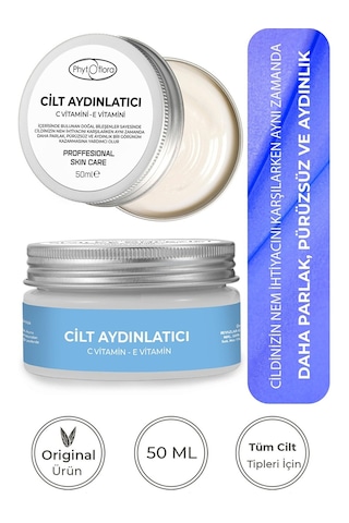 Phytoflora Cilt Aydınlatıcı ve Canlandırıcı Bakım Kremi 50 ML
