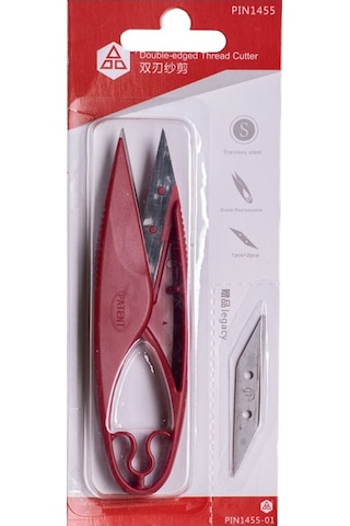 Plastik İplik Temizleme Makası (Yedek Bıçaklı) / PIN-1455