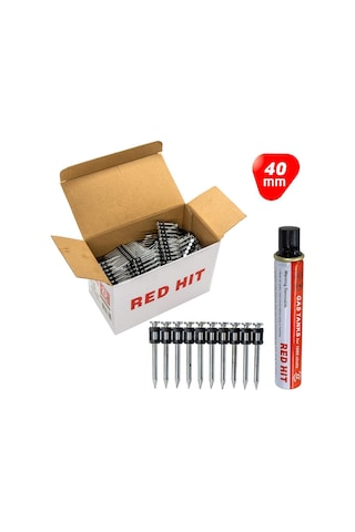 Red Hit Gzt-40 Çelik Zemin Çivisi 40 Mm Gaz Dahil 1000li Paket