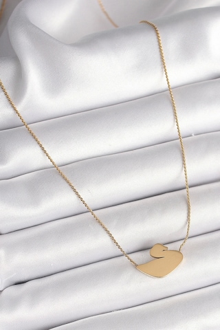 316l Çelik Gold Renk Zincir Kuğu Model Kadın Kolye Çok Renkli