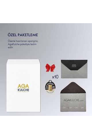 AgaKulche 1 gr 10 Adet 995 24 Ayar İAR Külçe Altın