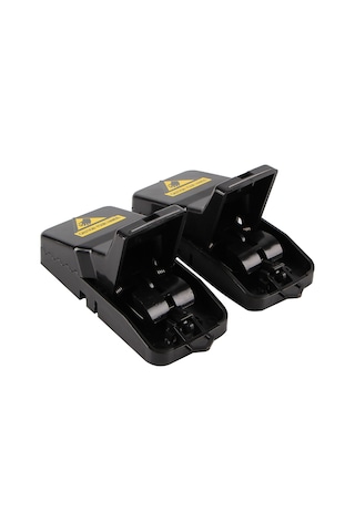 Mufunye 6 Adet Siyah Plastik Fare Tuzağı - Yüksek Hassasiyetli, Yüksek Dayanıklı, Yeniden Kullanılabilir Ve Güçlü Kesme Gücü İle Etkili Fare Yakalama