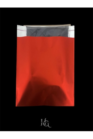 20 Adet 25x35 Cm Bantlı Metalize Lüks Hediye Paketi Poşeti, Hediye Poşeti 25x30+5 Cm, Kırmızı