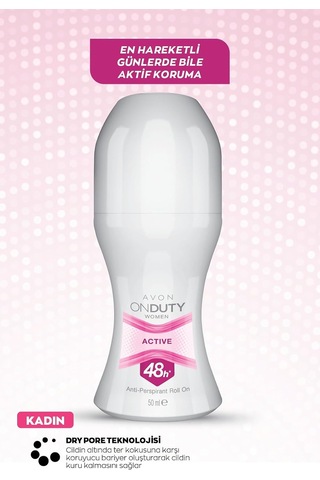 On Duty Active Antiperspirant Kadın Roll-on Deodorant - 50ml