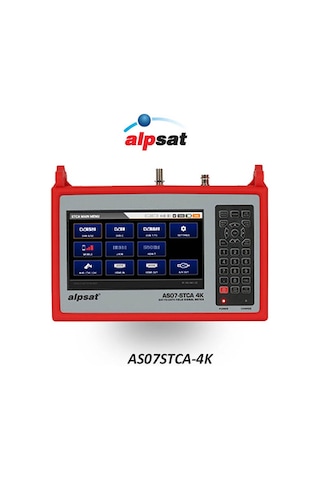 Alpsat As07 Stca-4k Uydu/kamera/karasal/kablo Combo Sinyal Bulucu