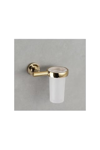 Hoop Diş Fırçalığı Cam/gold Renk 130x102x131 Mm Diğer