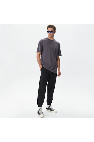 Karl Kani Small Signature Essential Regular Fit Erkek Siyah Eşofman Altı Düz Kmpl011001 Siyah