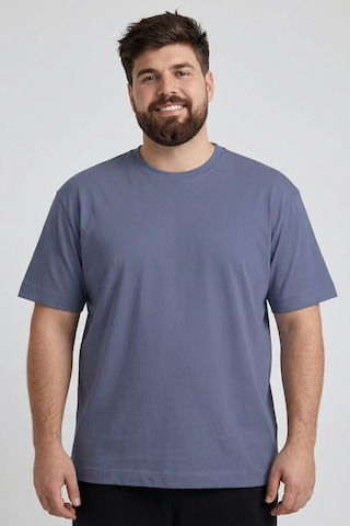 Tommylife Petrol Basic Kısa Kol O Yaka Büyük Beden Erkek T-shirt - 88072 PETROL