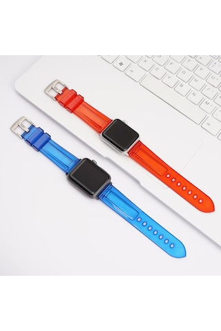 E2M Apple Uyumlu Watch 42-44mm KRD-23 Transparent Laciver