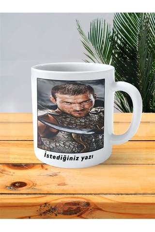 Spartacus Spartaküs Baskılı Kupa Bardak Kişiye Özel Desen 4 Çok Renkli