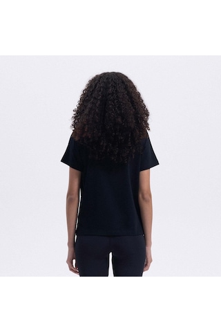 Ellesse Ef445-bk Bisiklet Yaka Kadın T-shirt - Siyah