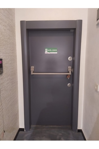 Tse Sertifikalı Yangın Kapıları,antrasit Panikbarlı Yangın Kapısı