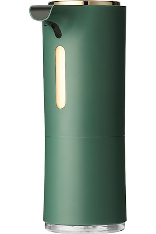 Yifomall Yeşil Otomatik Enstrümanlı Köpük Sabun Dağıtıcı, Ev, Mutfak, Banyo İçin, Delme Yok, Çocuk Dostu, Infrared Sensörlü Sabun Yok Koyu Yeşil