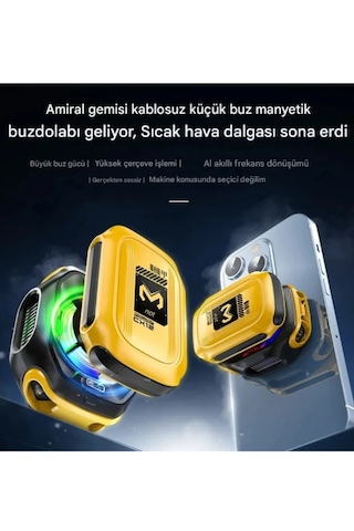 Ultra Kaliteli Klimalı Telefon Sogutucu Magsafe Mandallı Alimin