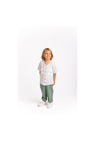 Müslin Cepleri Nakışlı Takım Çağla Çağla Çağla Yeşili