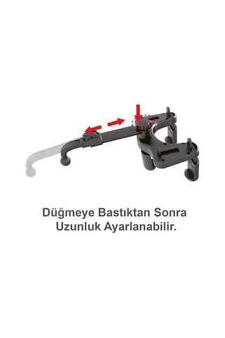Torima Jx-034 Siyah 360 Derece Dönebilen Güçlü Telefon Tutucu