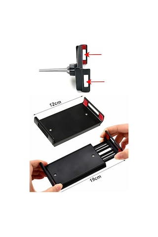 Telefon Ve Tablet Tutucu Yedek Aparat Metal Mengeneli Telefon Tab