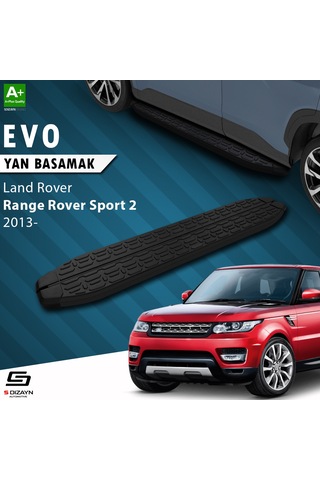 S-dizayn Land Rover Range Rover Sport 2 Evo Siyah Yan Basamak 193 Cm 2013 Üzeri