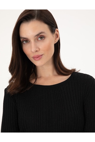 Pierre Cardin Kadın Siyah Kazak /triko 50290558-vr046 Siyah