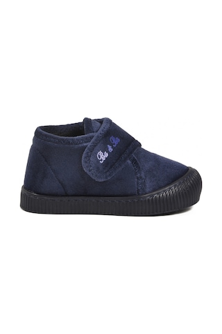 Ayakmod Lacivert Süet Cırtlı Unisex Çocuk Panduf Ba&ba 058999 P Lacivert