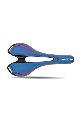 Tongxida Kocevlo Karbon Bisiklet Koltuğu - Mavi Konforlu Mtb Yol Bisikleti Yastığı Karbon Elyaf Bisiklet Sürüş Koltuğu Erkekl Mavi