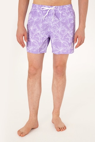 U.s. Polo Assn. Erkek Lila Deniz Şortu 50299781-vr034 Lila