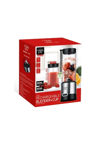 Cook Eat GN-A02 Taşınabilir Şarjlı Metal Kişişel Blender