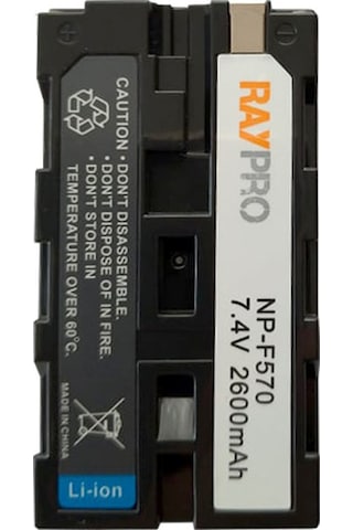 Sony Hvr Hd1000E Hxr Mc1500 Mc2000 Mc2500 Için Np F570 Batarya