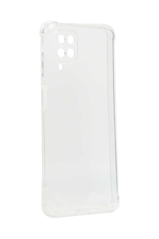 Mobilteam Galaxy Uyumlu A12 Kılıf Kamera Korumalı Nitro Anti Shock Silikon - Renksiz Renksiz