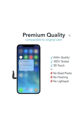 Apple iPhone Uyumlu 13 A Kalite Ön Lcd Ekran Dokunmatik Sıvı Bandı Kırılmaz Tamir Seti Set