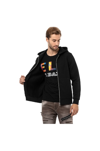 Cipo & Baxx Cl556 Erkek Basic Zip Sweatshirt 001