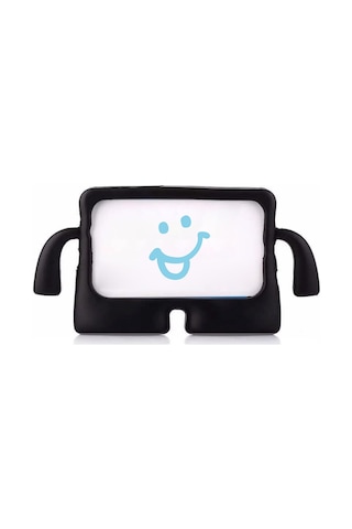 Caseonn Samsung Galaxy Uyumlu Tab S7 Fe / Tab S9 Fe Plus Kılıf Tutma Kollu Silikon Siyah Diğer