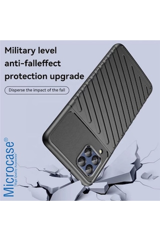 Microcase Galaxy M33 5G Thunder Serisi Kilif - Siyah 559421191