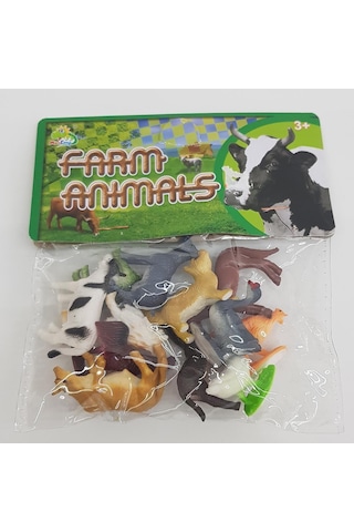 Farm Animals Çiftlik Hayvanları Seti 12 Parça-domuz