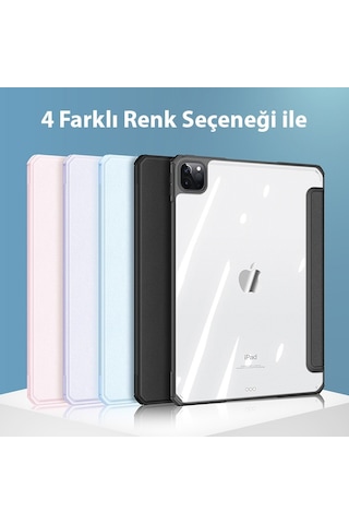 Dux Ducis iPad Uyumlu Pro 12.9 2022/2021/2020/2018 Kapaklı Kılıf