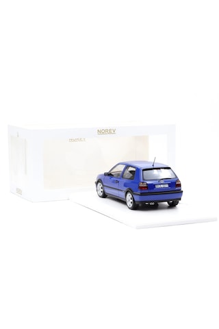 1:18 Ölçek Norev 1994 Volkswagen Golf 3 Gtı Jazz Blue Diecast Metal Minyatür Model Araba 25cm