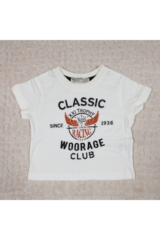 Erkek Çocuk Classic Woorage Club Yazılı Takım Beyaz