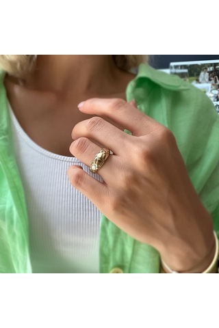 14k Altın Turtle Yüzük