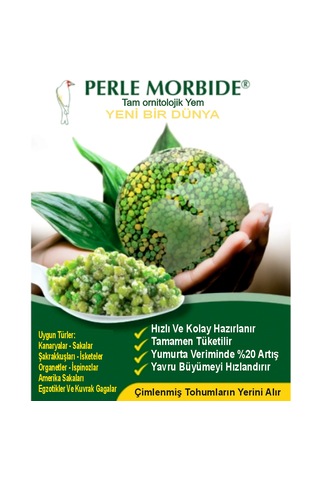Ornitalia Perle Morbide Kuş Maması Nemlendiricisi 250gr