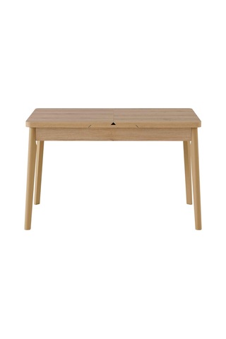 Pars Ortadan Açılır Mutfak Masası 75x120 Cm Meşe