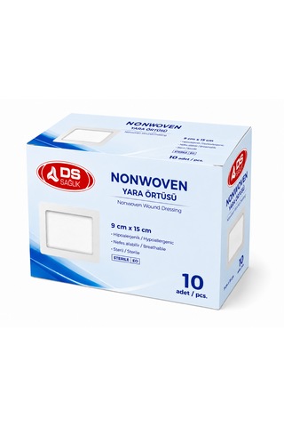 Ds Sağlık Nonwoven Yara Örtüsü 9cm 15cm 10'lu
