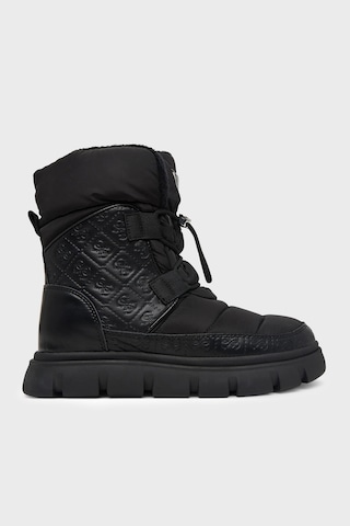 Guess Mabry Logolu Kalın Tabanlı Bot Kadın Bot Flfmab Fab10 Black Siyah