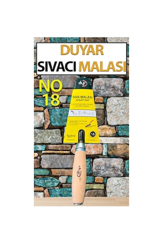 Sıva Malası Çelik 18 Nolu