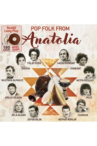 Pop Folk From Anatolia Renkli Plak