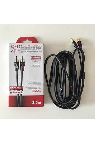 QED QE-2705 PROFILE AUDIO RCA-RCA KABLO 3 Metre