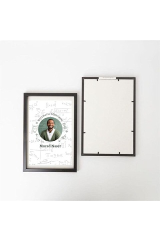 Matemetik Öğretmenlerine Özel Resimli Hediye Çerçeve 20 X 30 Cm